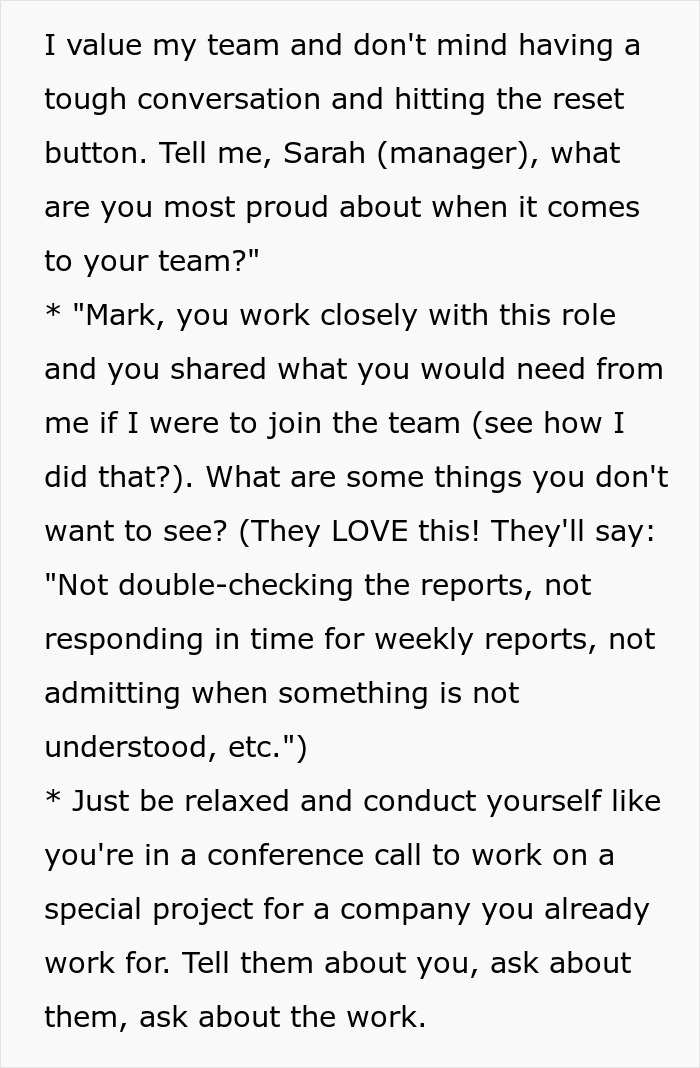 Text about team leadership and communication tips related to background checks and applicant honesty.