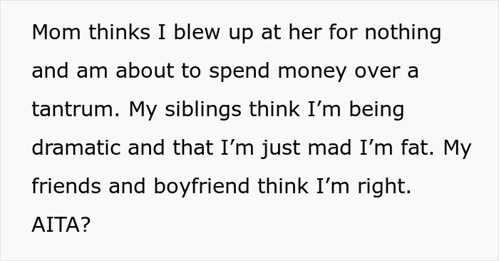 Mom&rsquo;s Way Of Showing Love Makes Daughter Hate Herself, She Finally Blows Up