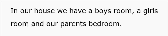 Text on arranging kids' rooms in a family home.