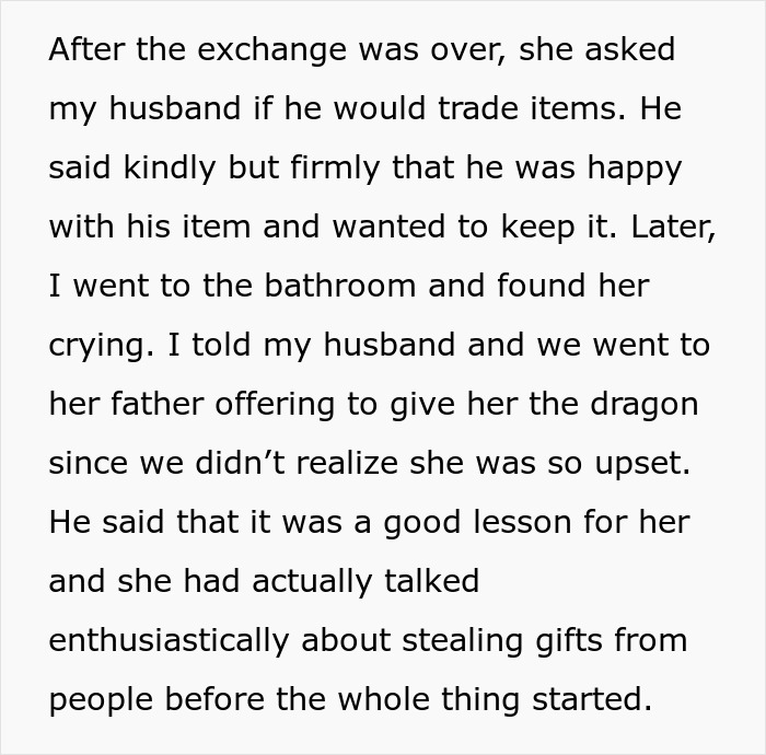 Dad Uses 10YO’s White Elephant Gift Being ‘Stolen’ To Teach A Lesson, Earns Praise Online Dad Uses 10YO’s White Elephant Gift Being ‘Stolen’ To Teach A Lesson, Earns Praise Online