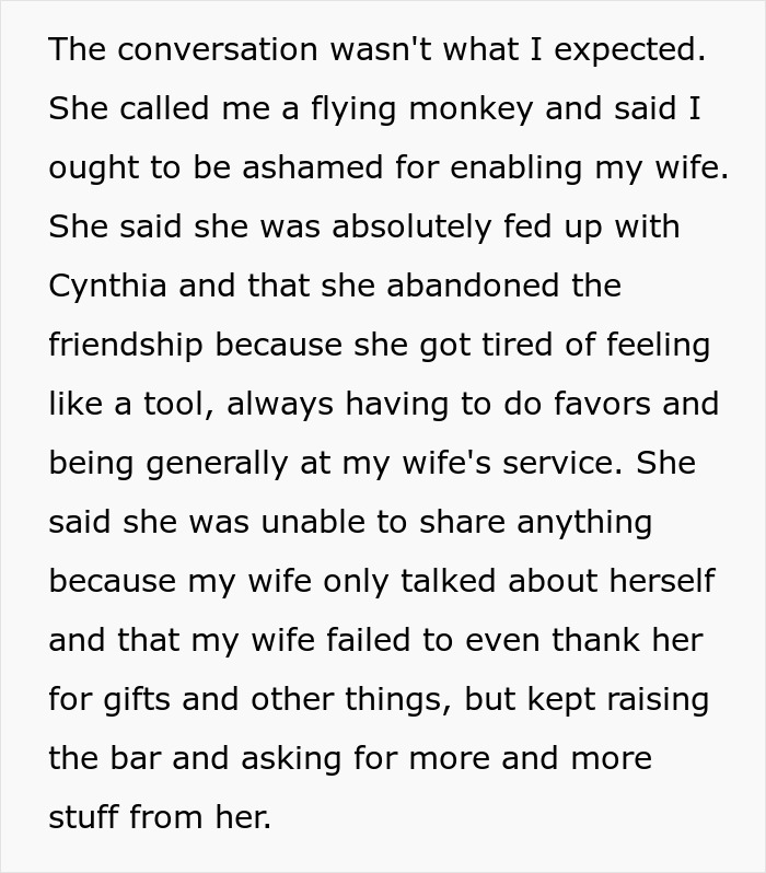 Text recounting a conflict about a cheating wife, second chances, and avoiding a paternity test. Text recounting a conflict about a cheating wife, second chances, and avoiding a paternity test.