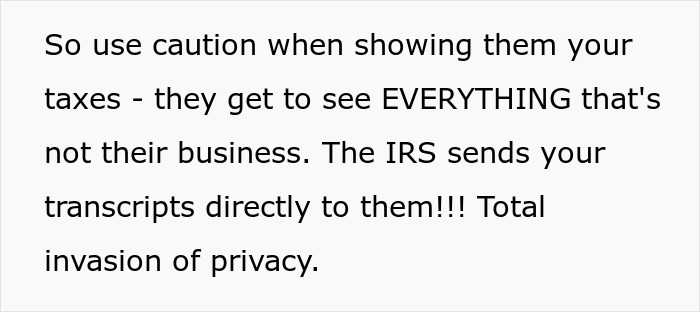 Text about caution with tax disclosure and privacy concerns related to background checks.