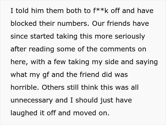 A breakup text exchange aftermath, discussing a prank's serious impact on a relationship. A breakup text exchange aftermath, discussing a prank's serious impact on a relationship.