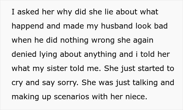 Text details a family's reaction to a teen lying about her stepdad; family discusses the impact and emotions involved. Text details a family's reaction to a teen lying about her stepdad; family discusses the impact and emotions involved.
