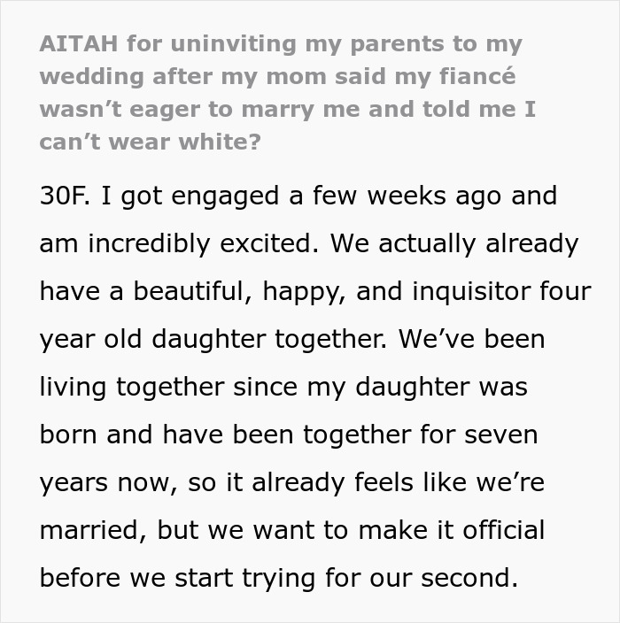 Bride Tells Cruel Mom She's Not Welcome At Her Wedding After Being Shamed And Called "Used Goods"