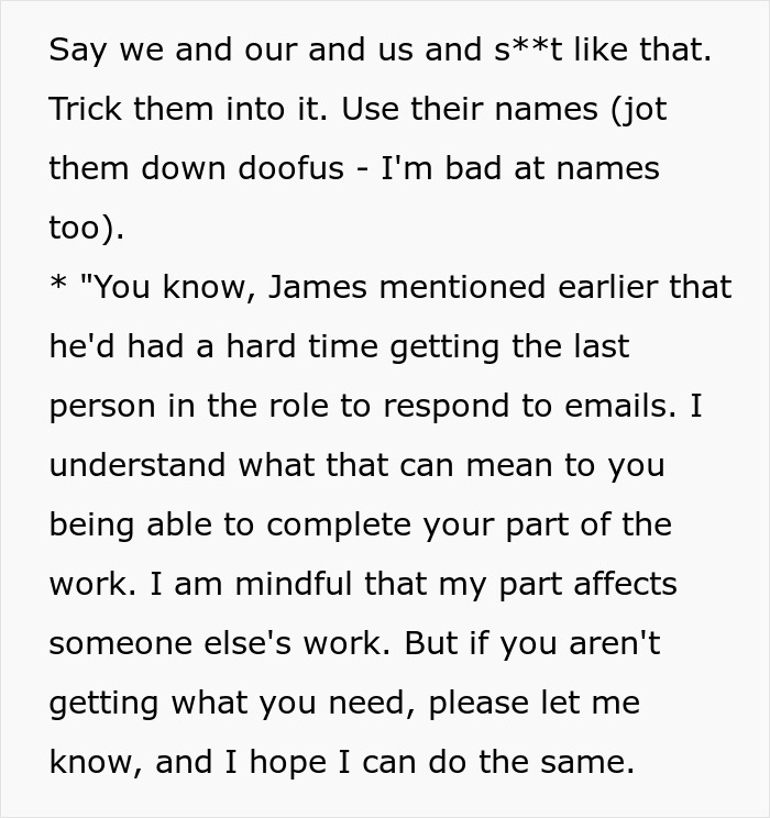 Text from an applicant explaining work challenges during a background check.