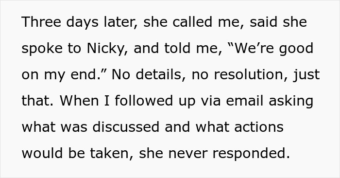 Text message about unresolved issues and lack of response regarding sister's wedding invitation.