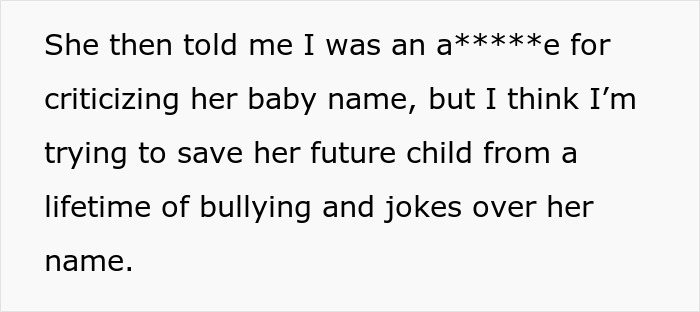 &ldquo;AITA For Telling My Sister That Her Baby Name Is Weird?&rdquo;