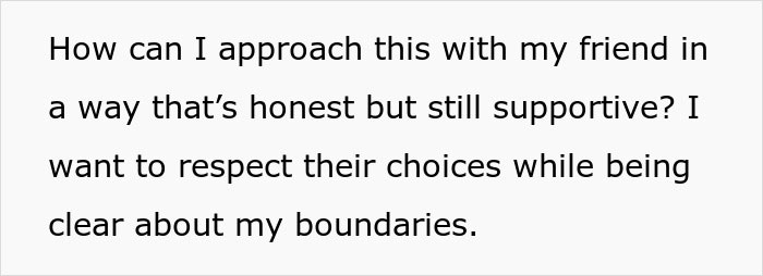 Text discussing groomsman struggles with affording a destination wedding while wanting to be honest and supportive. Text discussing groomsman struggles with affording a destination wedding while wanting to be honest and supportive.