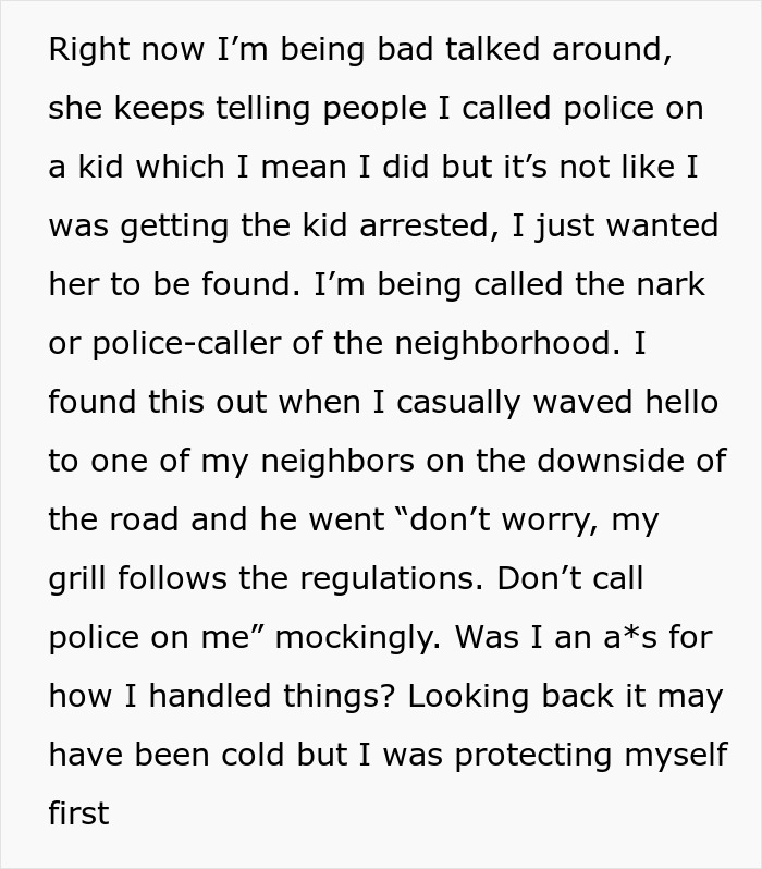 Guy Wonders If He&rsquo;s A Jerk For Not Taking In His Neighbor&rsquo;s Kid And Calling The Police Instead
