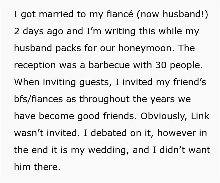 Friend Angry Her Rude BF Isn&rsquo;t Invited To Wedding, Livid Couple Refuses To Put Up With Him