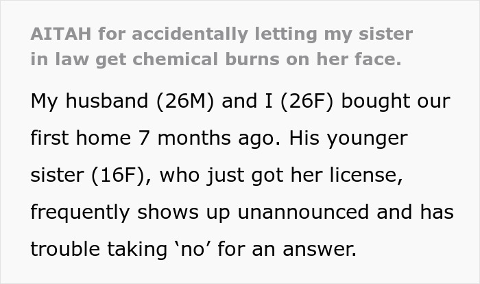 Text explaining teen's misuse of SIL's products leading to chemical burns. Text explaining teen's misuse of SIL's products leading to chemical burns.
