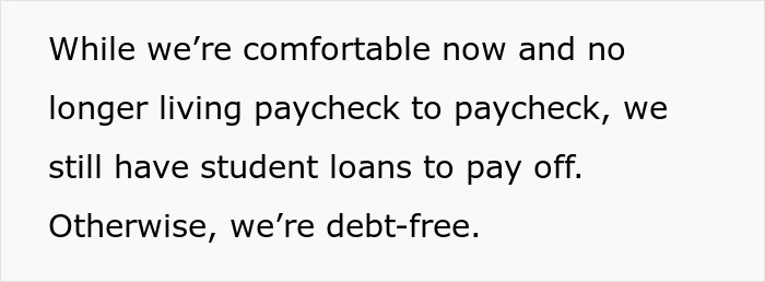 Text discussing financial stability and student loans. Keywords: boyfriend hides birth control pills.