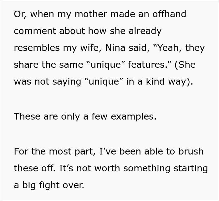 Text exchange about sister's critiques on looks and handling criticism.