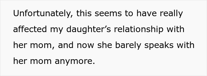 Text about a daughter's strained relationship with her mom after learning about an affair. Text about a daughter's strained relationship with her mom after learning about an affair.