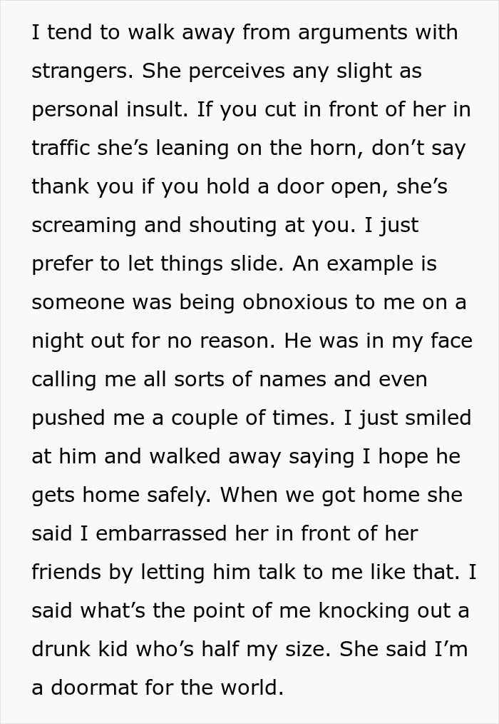 Text discussing relationship conflicts and perceptions of masculinity. Text discussing relationship conflicts and perceptions of masculinity.