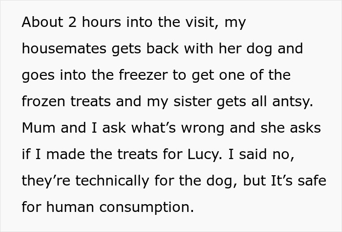 Sister’s Meltdown Leaves Woman Questioning: “AITA For Giving My Niece ‘Dog Food’?” Sister’s Meltdown Leaves Woman Questioning: “AITA For Giving My Niece ‘Dog Food’?”