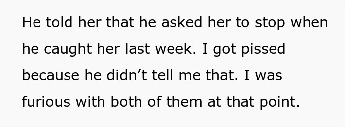 Text about a woman upset for not being informed of a situation involving her child and mother-in-law. Text about a woman upset for not being informed of a situation involving her child and mother-in-law.