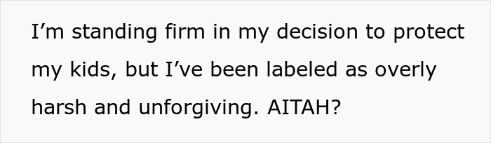 Text questioning family decision and being labeled harsh; relates to wedding invitation and family dynamics.