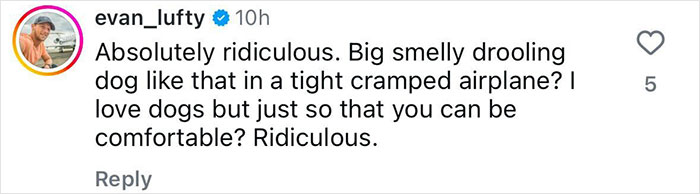 Handler Of Super-Sized Pooch He Brought On Airplane As &ldquo;Emotional Support&rdquo; Gets Reality Check