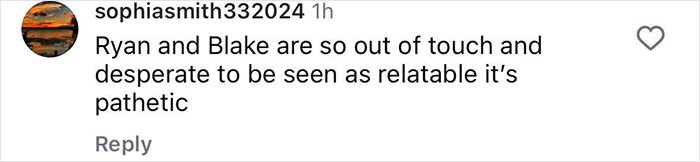 Ryan Reynolds and Blake Lively Criticized for "Working Class" Comments As Stars Face Boycott