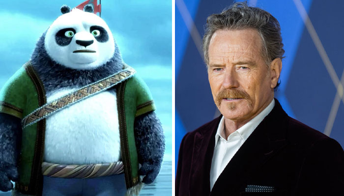 Kung Fu Panda 4 cast member next to Li character, showcasing the voices behind Li's latest adventure.