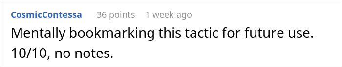 Text comment praising an outspoken woman's response to a subway incident.