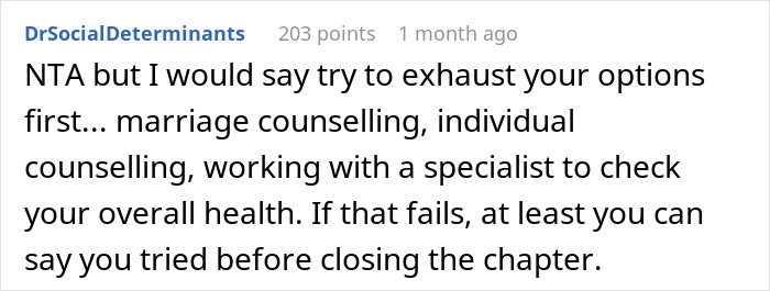 Comment advising marriage counseling due to stepdaughter's behavior toward baby. Comment advising marriage counseling due to stepdaughter's behavior toward baby.