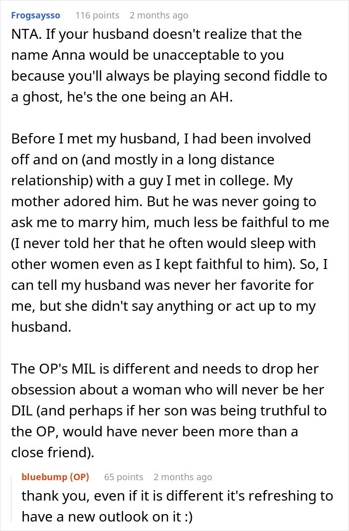 Reddit user discusses MIL's poor treatment over son's late school crush, sparking family drama insights.