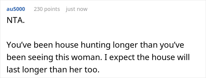 37YO Single Dad Finds The Perfect Home And Buys It, GF Is Upset As He Didn&rsquo;t Consult Her Beforehand