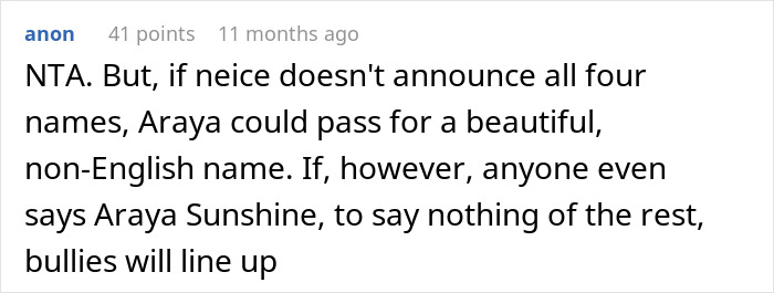 &ldquo;AITA For Telling My Sister That Her Baby Name Is Weird?&rdquo;