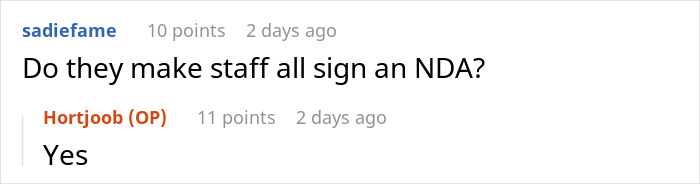 Reddit conversation about NDA with staff serving a billionaire family. Reddit conversation about NDA with staff serving a billionaire family.