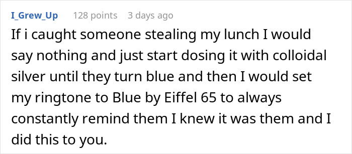 “Coworker Kept Stealing My Lunch, So I Started Leaving Fake Leftovers To Teach Them A Lesson” “Coworker Kept Stealing My Lunch, So I Started Leaving Fake Leftovers To Teach Them A Lesson”
