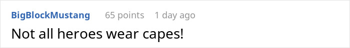 Reddit comment saying "Not all heroes wear capes!" about clearing debt. Reddit comment saying "Not all heroes wear capes!" about clearing debt.