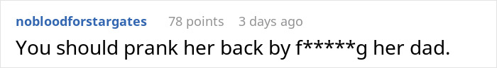 Comment about pranking and relationship consequences on social media. Comment about pranking and relationship consequences on social media.