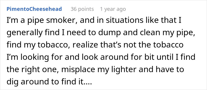 Text excerpt discussing a smoker's routine in a slow-motion grocery loading scenario. Text excerpt discussing a smoker's routine in a slow-motion grocery loading scenario.