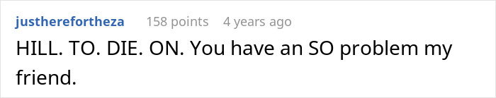 Reddit comment discussing unannounced MIL visit issue and suggesting a relationship problem.