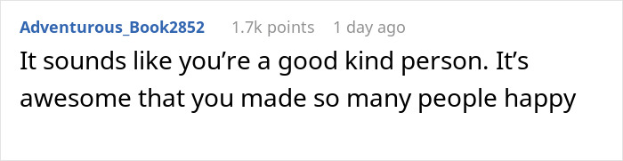 Positive comment praising debt clearance action, highlighting kindness and making people happy. Positive comment praising debt clearance action, highlighting kindness and making people happy.