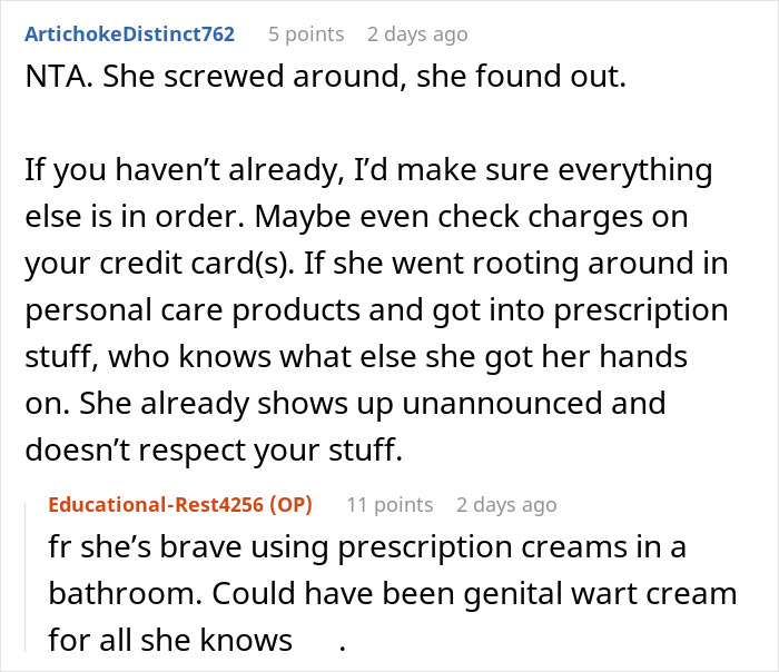 Reddit comments discussing teen using SIL's products and getting chemical burns without permission. Reddit comments discussing teen using SIL's products and getting chemical burns without permission.