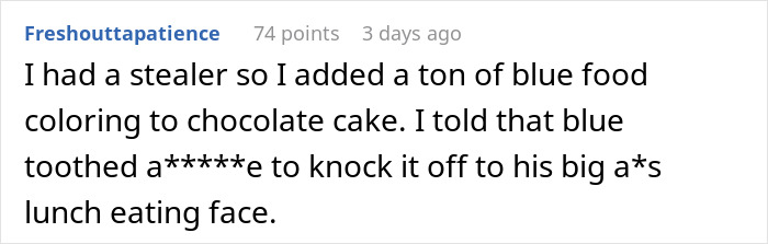 “Coworker Kept Stealing My Lunch, So I Started Leaving Fake Leftovers To Teach Them A Lesson” “Coworker Kept Stealing My Lunch, So I Started Leaving Fake Leftovers To Teach Them A Lesson”