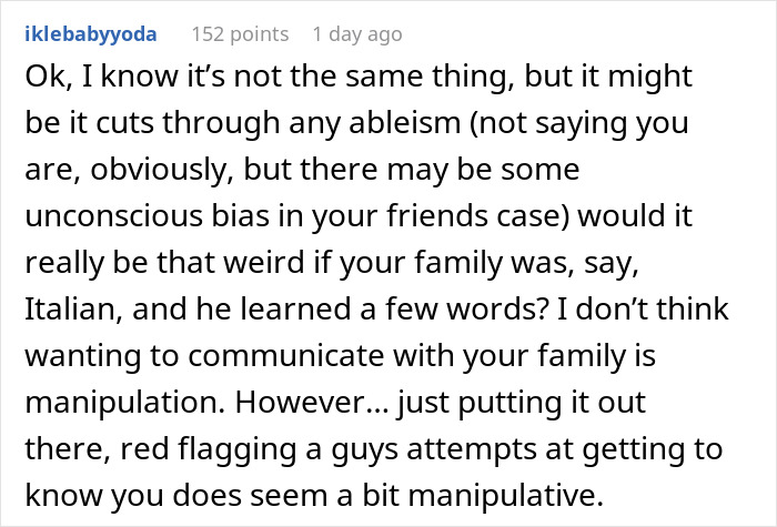 Woman Confused After Boyfriend Learns ASL For Her Deaf Brother, But Friends Say It’s Creepy Woman Confused After Boyfriend Learns ASL For Her Deaf Brother, But Friends Say It’s Creepy