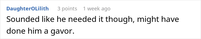 Comment discussing a man's mental breakdown after neighbors repeatedly shut off his Wi-Fi.