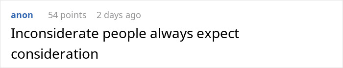 Reddit comment about inconsiderate people, relating to woman-insomnia and loud roommates. Reddit comment about inconsiderate people, relating to woman-insomnia and loud roommates.