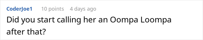 Comment joking about roommate using makeup without permission.