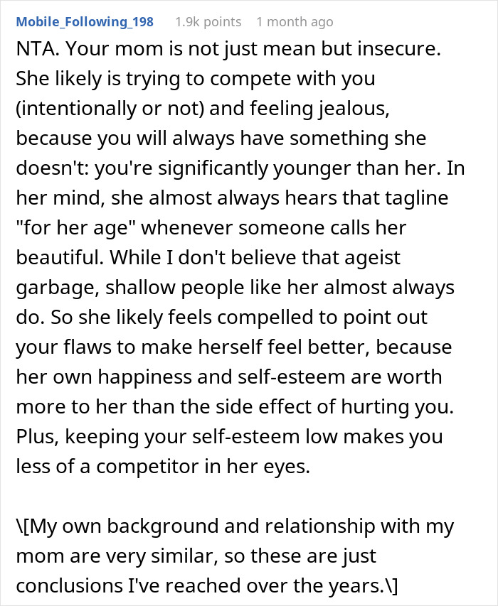 Mom&rsquo;s Way Of Showing Love Makes Daughter Hate Herself, She Finally Blows Up