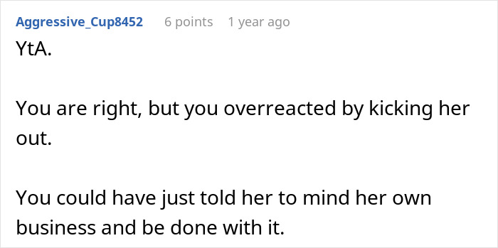Comment thread discussing new mom's reaction to aunt-in-law’s advice about baby and cat. Comment thread discussing new mom's reaction to aunt-in-law’s advice about baby and cat.