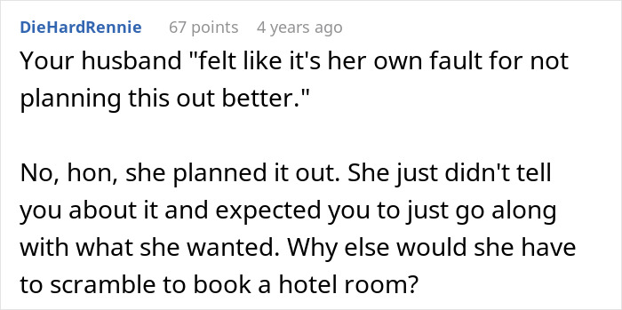 Text exchange about MIL's unplanned visit and hotel room chaos. Text exchange about MIL's unplanned visit and hotel room chaos.