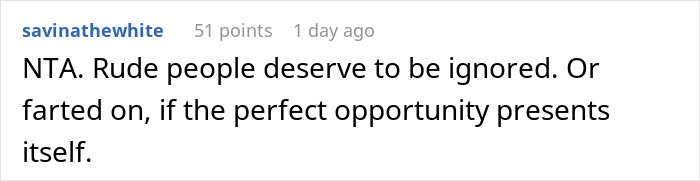 Text exchange about ignoring rude people on a plane and seizing opportunities.