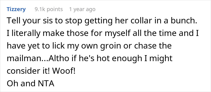 Sister’s Meltdown Leaves Woman Questioning: “AITA For Giving My Niece ‘Dog Food’?” Sister’s Meltdown Leaves Woman Questioning: “AITA For Giving My Niece ‘Dog Food’?”