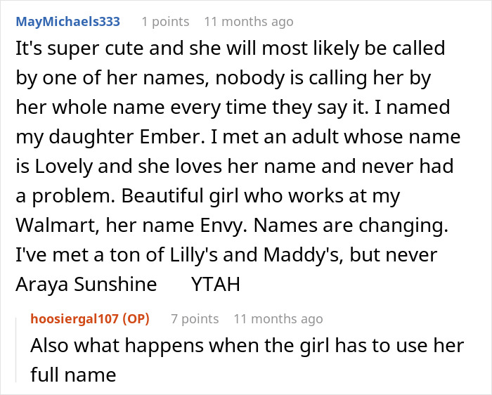 &ldquo;AITA For Telling My Sister That Her Baby Name Is Weird?&rdquo;
